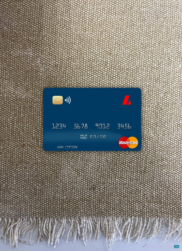 Download Iceland Landsbankinn mastercard photolook front Photoshop template